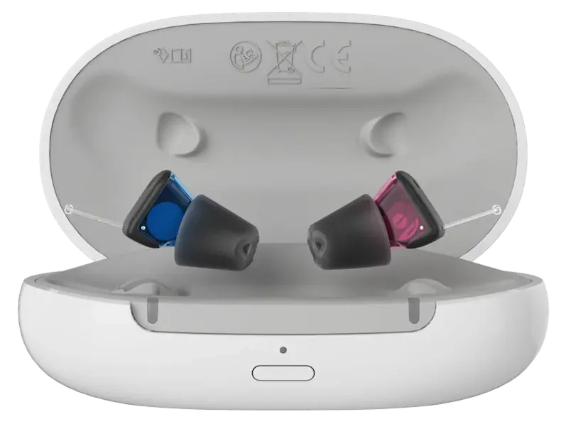 Invisible hearing aid in ear
